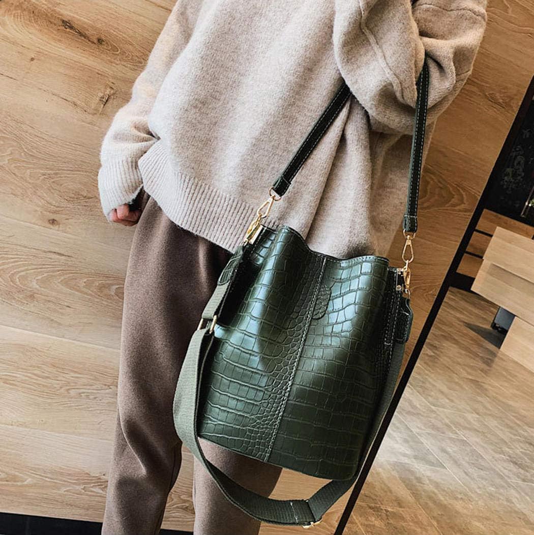 BUKESIYI Damen Tasche Umhängetasche Handtasche Frauen Klein Schultertasche Weekender Lack PU Leder C