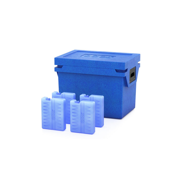 QOOL Kühlbox M | 27L | Made in Germany | blau | Hightech Kühlbox ohne Strom | Bis zu 10 Tagen autark