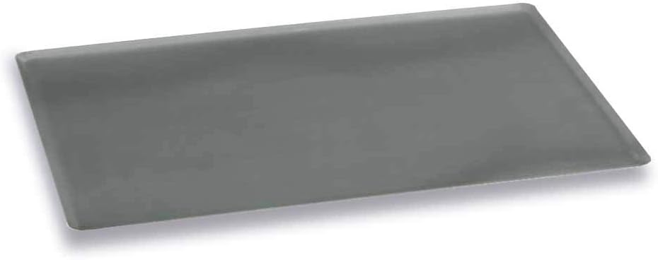 Lacor 68640 Backblech, schwarzstahl 60 x 40 cm 60x40 cm Schwarzer Stahl, 60x40 cm Schwarzer Stahl