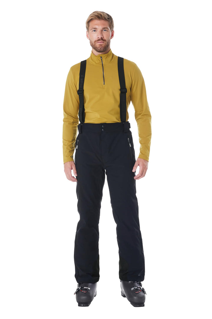 Killtec Herren Skihose/Funktionshose mit abnehmbaren Trägern Schwarz M Skihose, Schwarz M Skihose