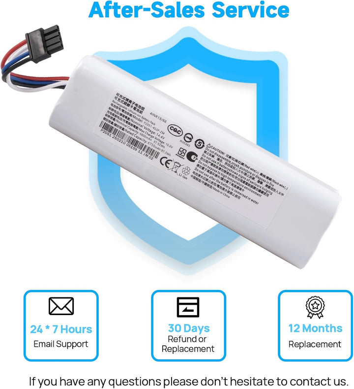 6800 mAh Akku kompatibel mit Dreame D9 D9 Pro D9 Max, D10 D10S D10 Plus, L10 L10S L10 Pro L10 Plus,