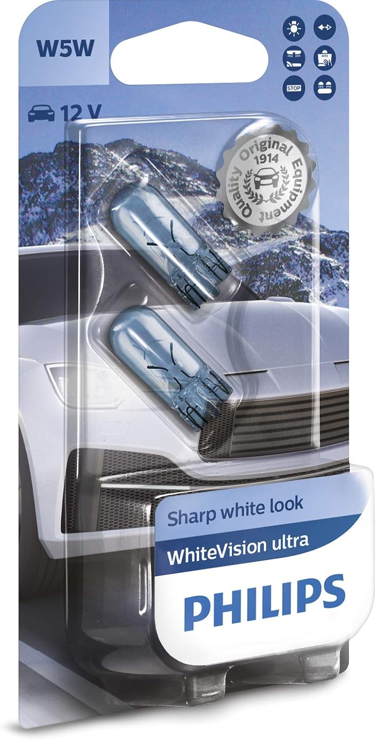 Philips automotive lighting 12496SVB2 Kugellampe PY21W SilverVision & WhiteVision ultra W5W Signalla