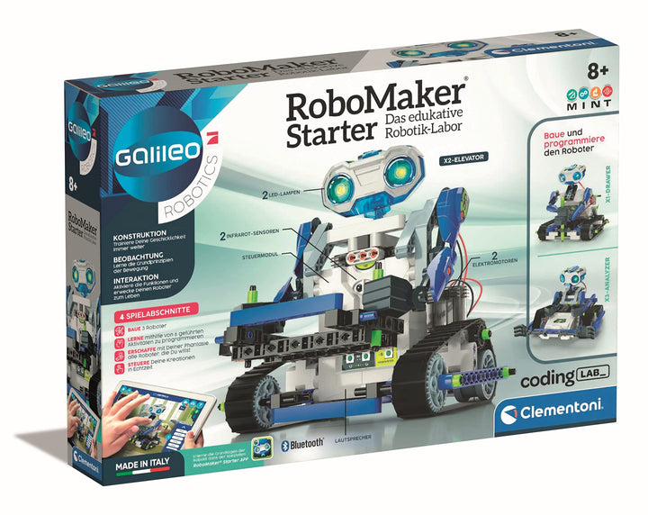Galileo Robotics – Coding Lab RoboMaker Starter, edukatives Robotik-Labor, elektronisches Lernspiel