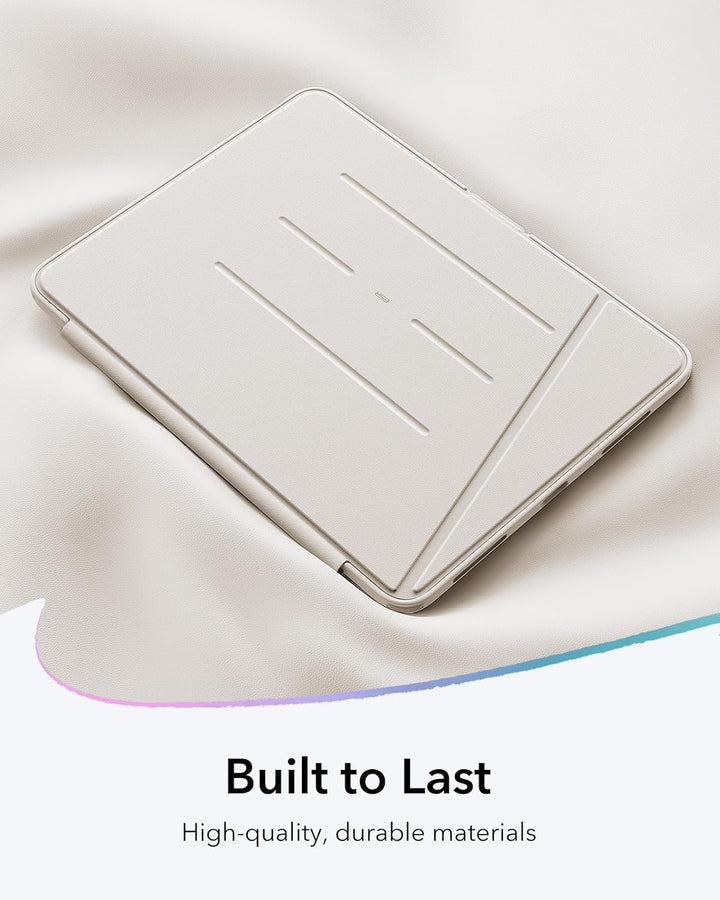 ESR Hülle für iPad Air 13 Zoll (2026/2025/2024) M4/M3/M2, Vertikale Stand, Mehrere Standwinkel, Ultr