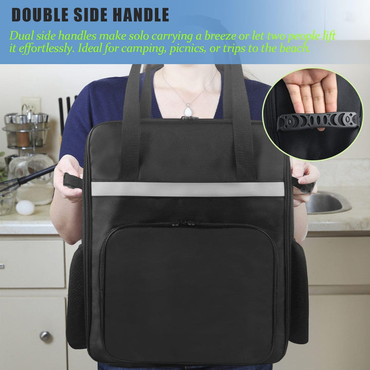 AF-WAN Tragetasche für CREAMi Eismaschinen–Transporttasche mit Griffen, Frontfach & Mesh-Seitentasch