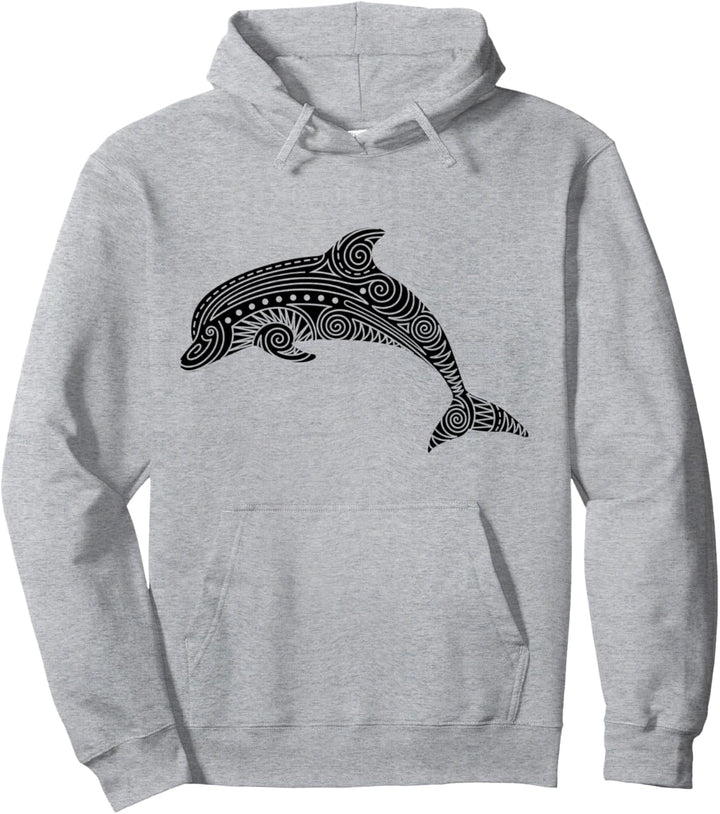 Tribal Delfin Summer Strand Polynesisches Maori Delphin Pullover Hoodie