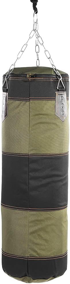 BORDSTRACT Leichter Boxsack 80 cm zum Aufhängen – Ideal für Anfänger &amp; Kinder, Ungefüllt, mit Ketten