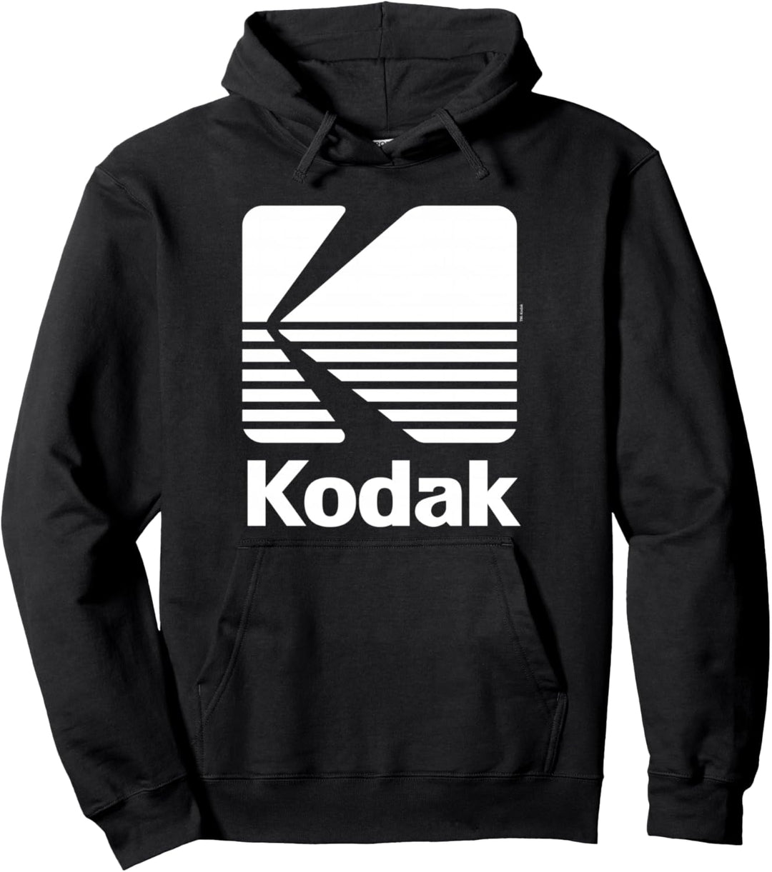 80er Jahre Vintage Kodak Logo - weiss - Hoody Pullover Hoodie
