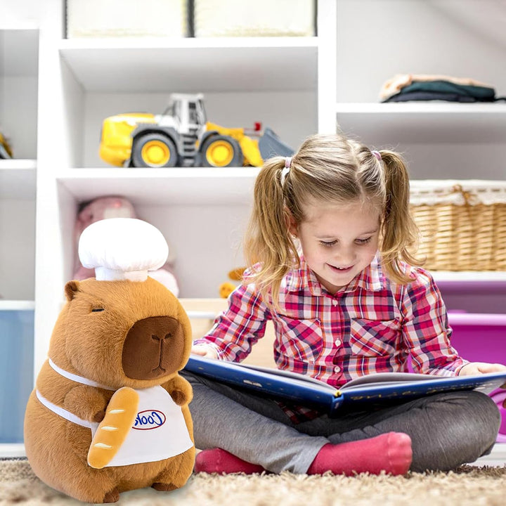 shownicer Plüschtier Capybara Kuscheltier Stofftier Kawaii Capybara Plüsch Kissen Spielzeug Geschenk