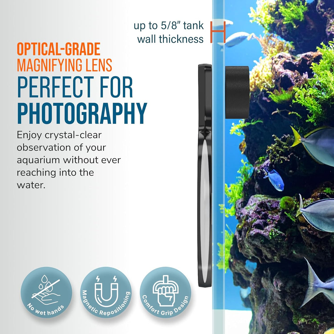Flipper DeepSee Magnetischer Betrachter für Aquarien, 12,7 cm MAX 5", MAX 5"