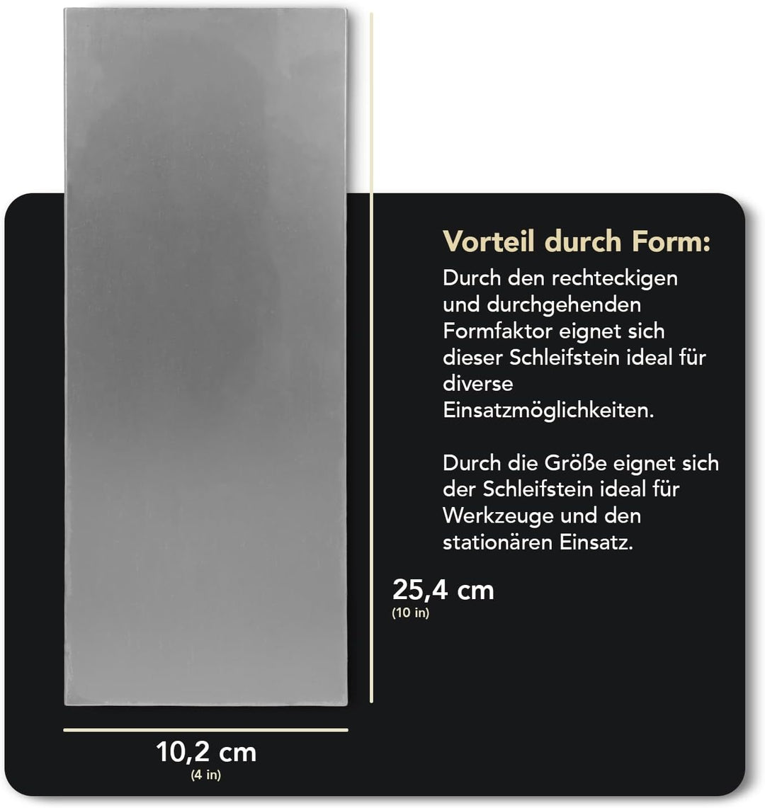 DMT Dia-Sharp® Diamant Schleifstein 10" Fein, Messerschärfer in Profiqualität, 25cm Wetzstein für Me