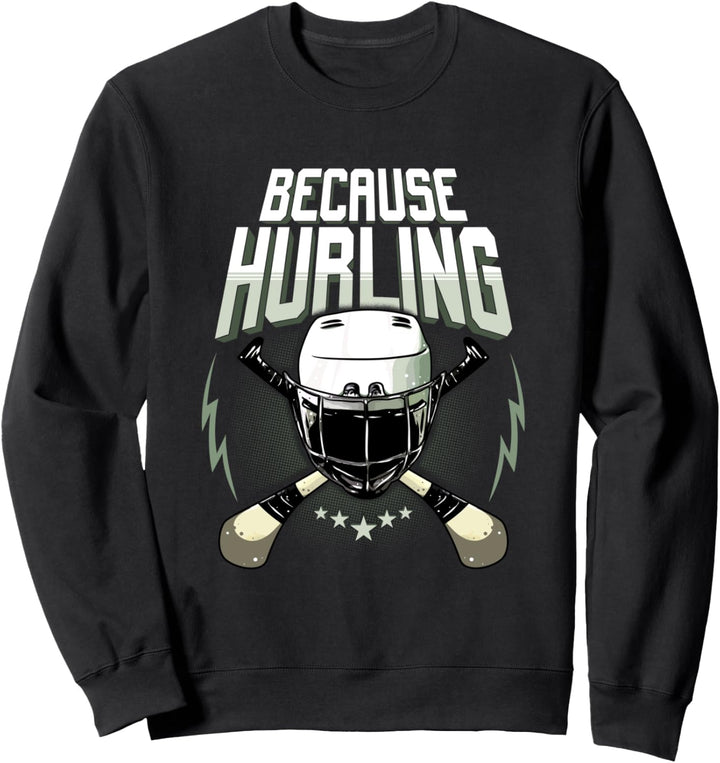 Irland Hurling Gaelic Geschenk Liebe Irish Stick Sport Sweatshirt