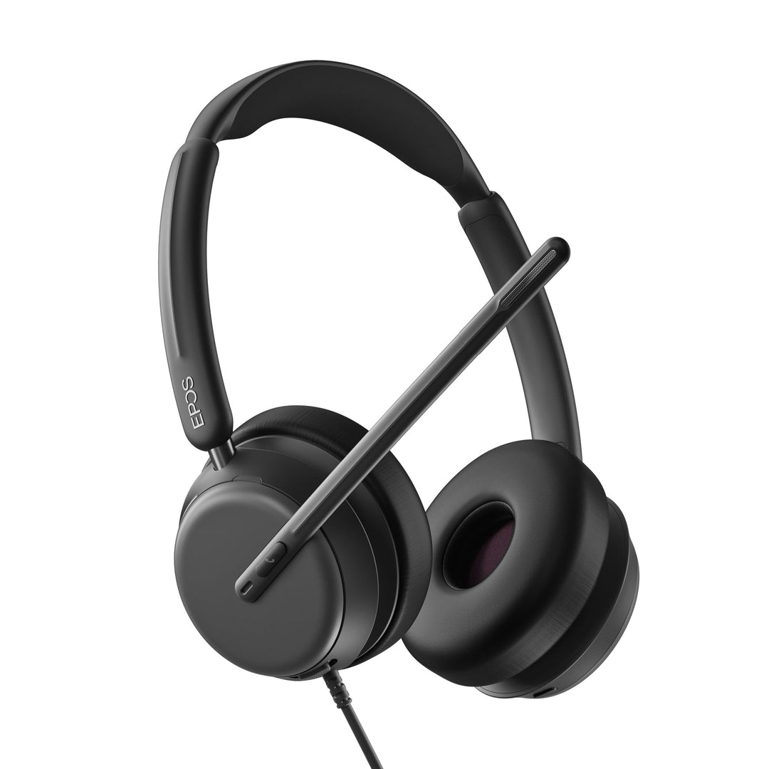 EPOS IMPACT 860 ANC Doppelseitiges USB C und USB A Headset mit Aktiver Geräuschunterdrückung,Super W