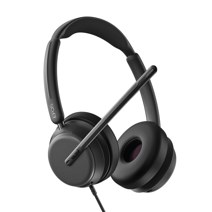 EPOS IMPACT 860 ANC Doppelseitiges USB C und USB A Headset mit Aktiver Geräuschunterdrückung,Super W
