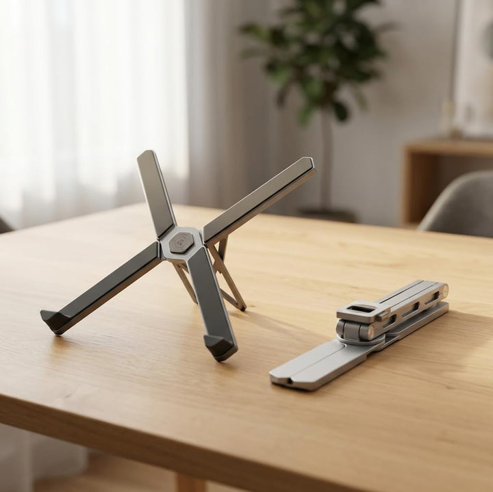 X-Stand Plus Laptopständer – Höhenverstellbar 70–340 mm – Stabiler Aluminium Laptophalter Ergonomisc