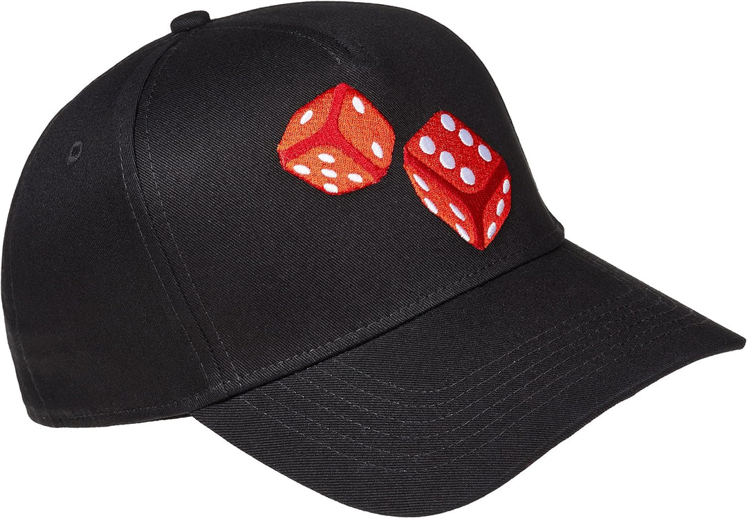 Cadency® Baseball Cap Las Vegas Craps, Damen und Herren, Schwarz, Unisex, Grössenverstellbar