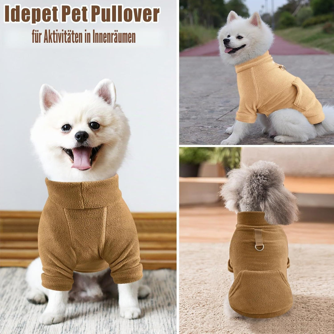 Mosukoirl Hundepullover Hund Hoodie Haustier Warme Mäntel Baumwolle Sweatshirts Hund Kleidung mit Ta