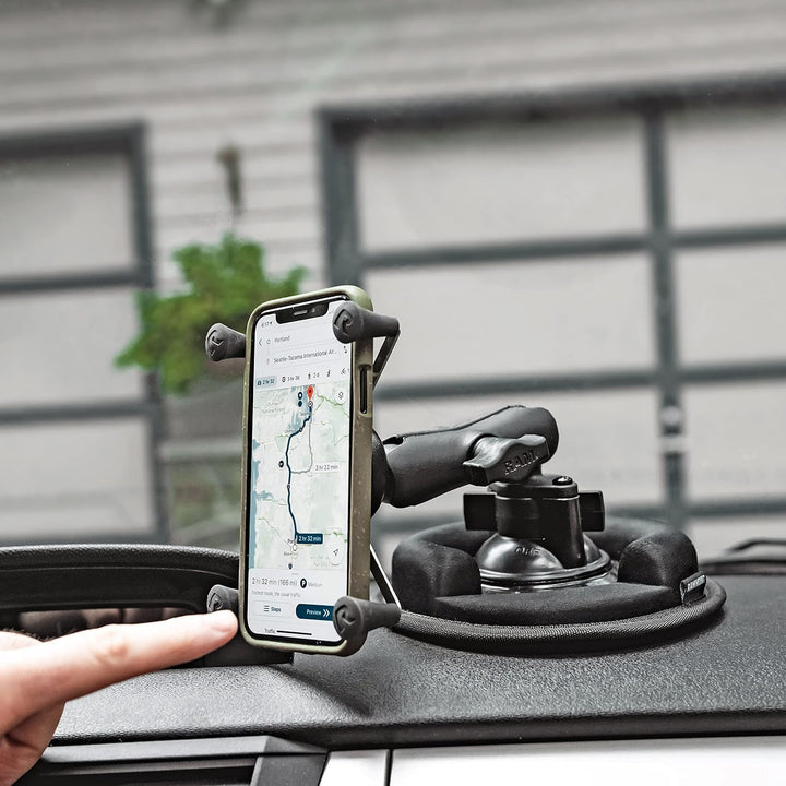 RAM Mounts Universal X-Grip Halteklammer für Smartphones mit 1-Zoll Kugel (RAM-HOL-UN7BU)