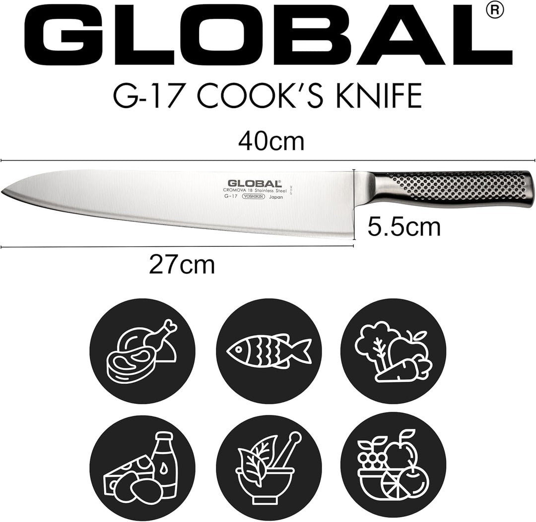 Global G-17 Profi-Fleischmesser, 27 cm