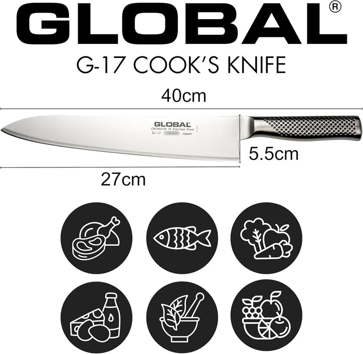 Global G-17 Profi-Fleischmesser, 27 cm