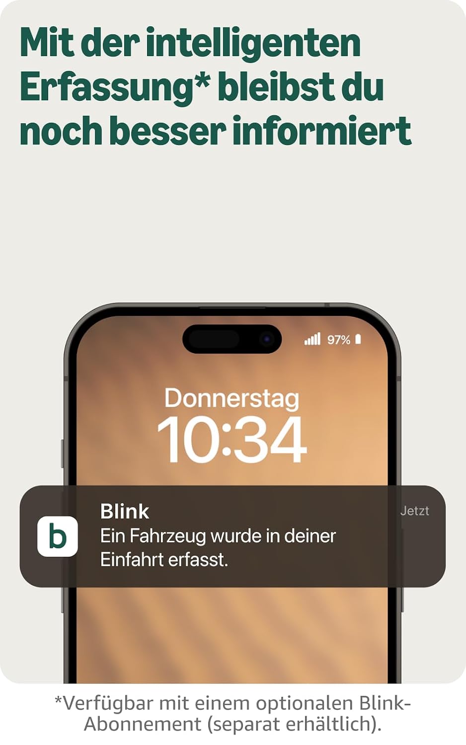Blink Outdoor 2K+ Kameras mit Blink Videotürklingel 2K+ (neueste Generation), Weiss, inkl. Sync Modu