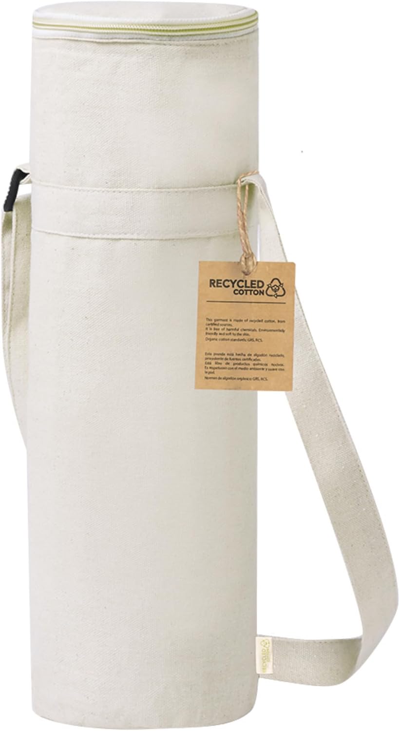 Kühltasche für Wasserflasche zum Umhängen bis 1,5 L Flasche, Reissverschluss und Verstellbarer Schul
