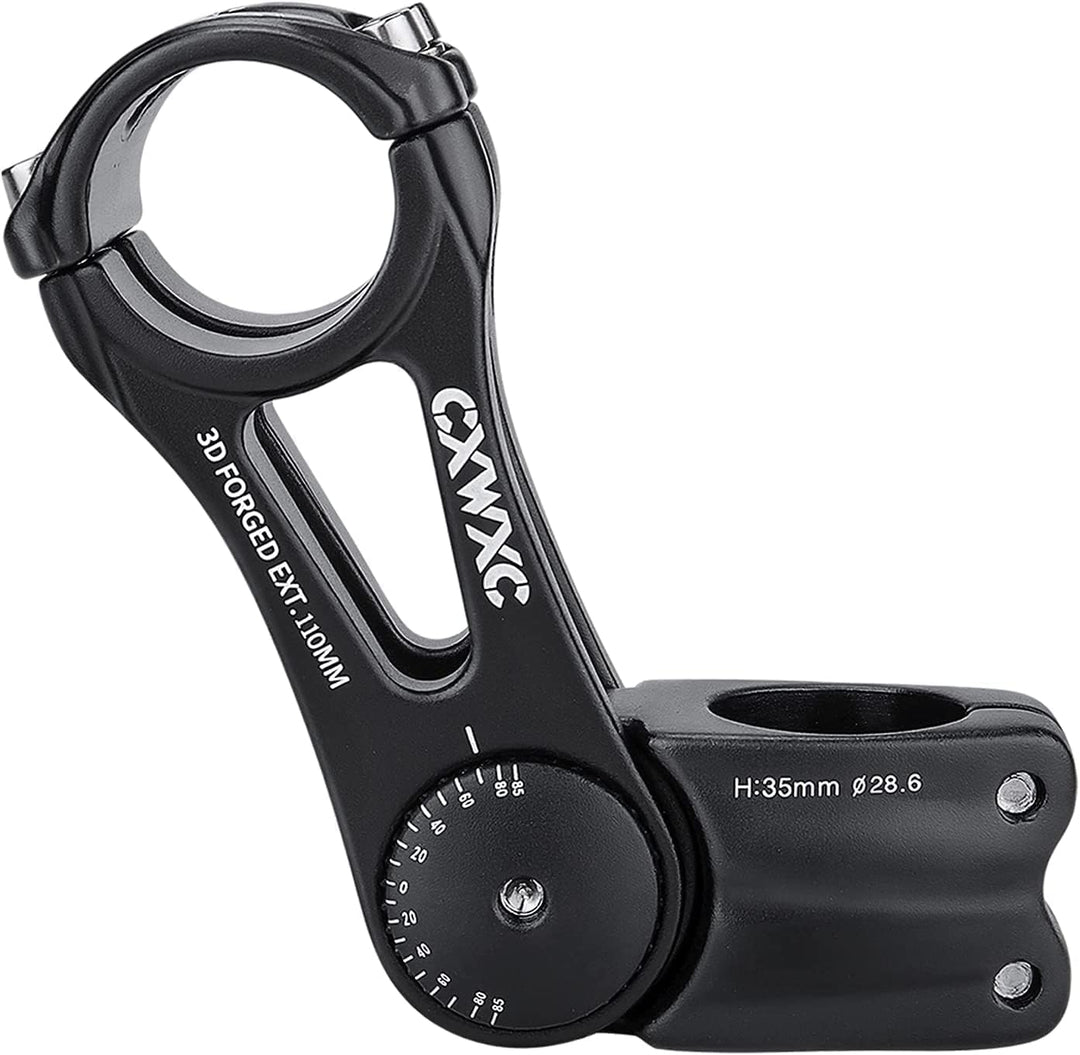 CXWXC Fahrradlenker Vorbau - Verstellbarer Aluminiumlegierungs Lenkererhöhung für MTB, Rennräder, BM