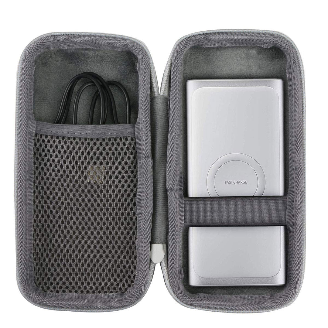 co2CREA Hart Reise Schutz Hülle Etui Tasche für Samsung Ladegerät mit 10000mAh /Samsung Mobile Acces