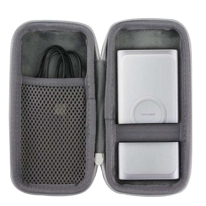 co2CREA Hart Reise Schutz Hülle Etui Tasche für Samsung Ladegerät mit 10000mAh /Samsung Mobile Acces