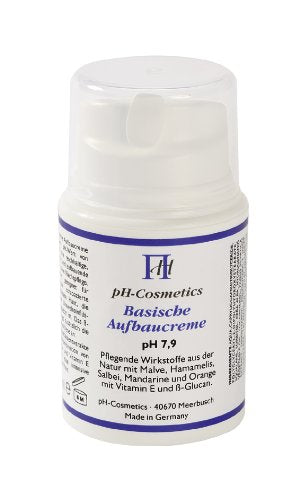 Aufbaucreme, basisch, pH 7, 9, ph-Cosmetics, Basen Creme die aufbaut, Tagescreme und Nachtcreme, 50