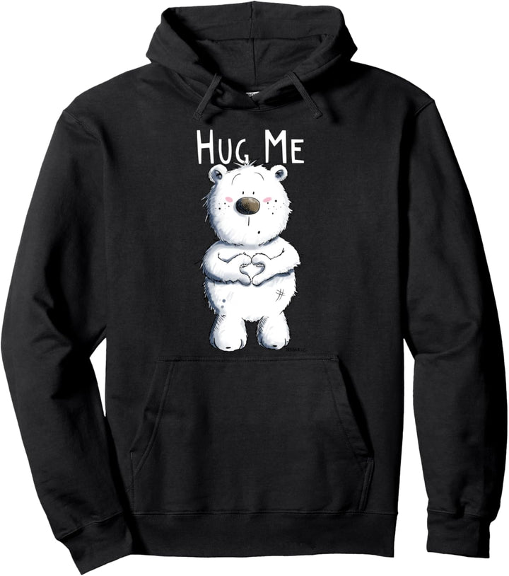 Bär Mit Herz I Knuddel Teddy Bärchen I Hug Me Bär Eisbär Pullover Hoodie