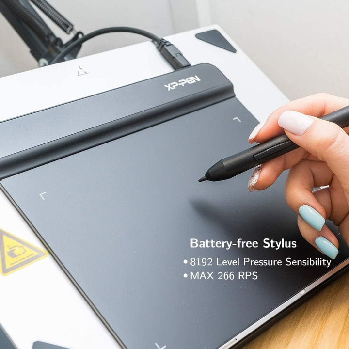 XP-PEN Star G640 Grafiktablett 6x4 Zoll Zeichentablett OSU! Pad mit batterielosem Stift 20 Ersatzmin