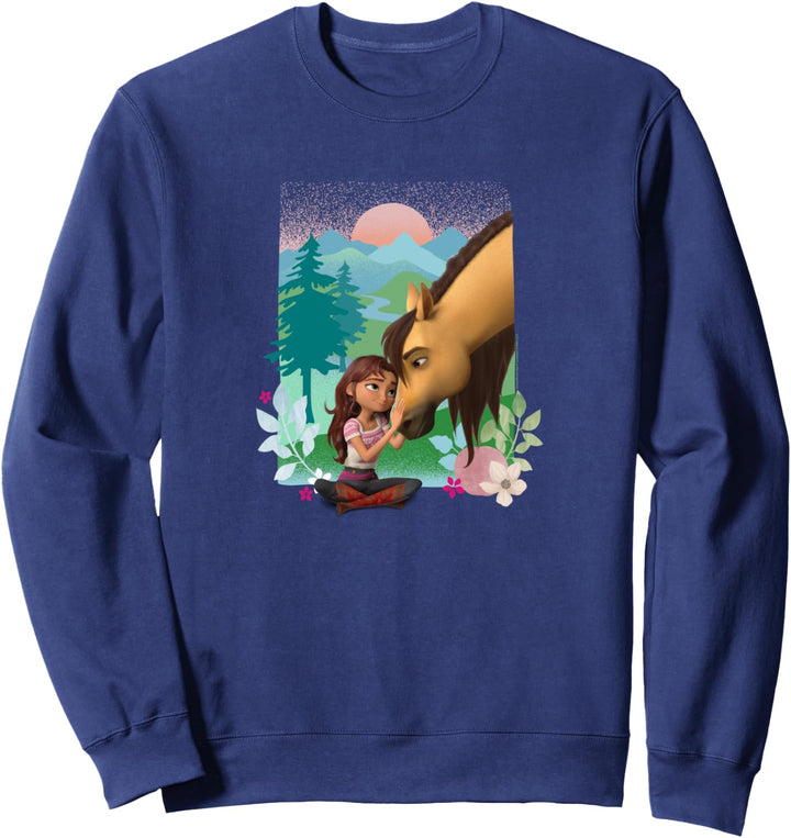 Spirit Ungezähmt - Geist und glücklicher Sonnenaufgang Sweatshirt