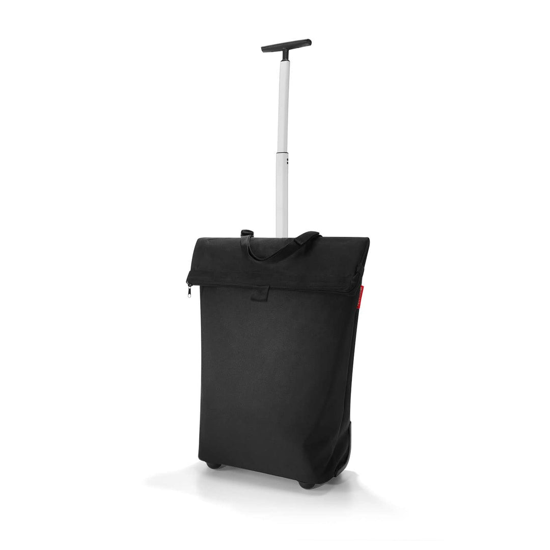 reisenthel Trolley M in schwarz, Rahmen: Weiss - Praktischer Shopping-Trolley mit viel Stauraum und