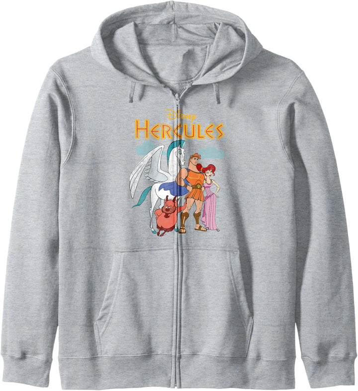 Disney Hercules Classic Group Shot Vintage Kapuzenjacke