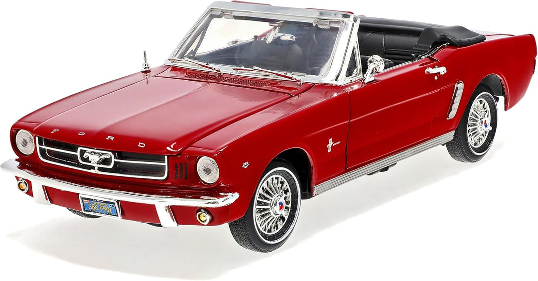 Motormax Ford Mustang Cabrio 1964 Rot 1. Generation 1/2 1/18 Modellauto Modell Auto