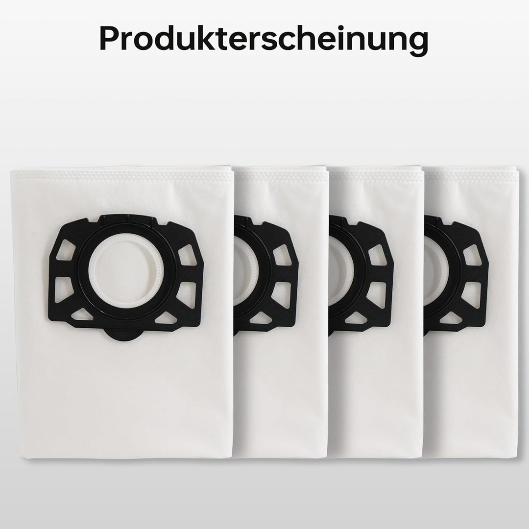 Fishoney 10 Stück KFI 487 Staubsaugerbeutel für Kärcher WD4 WD5 WD6 WD5P WD6P MV4 MV5 MV6 Vliesfilte