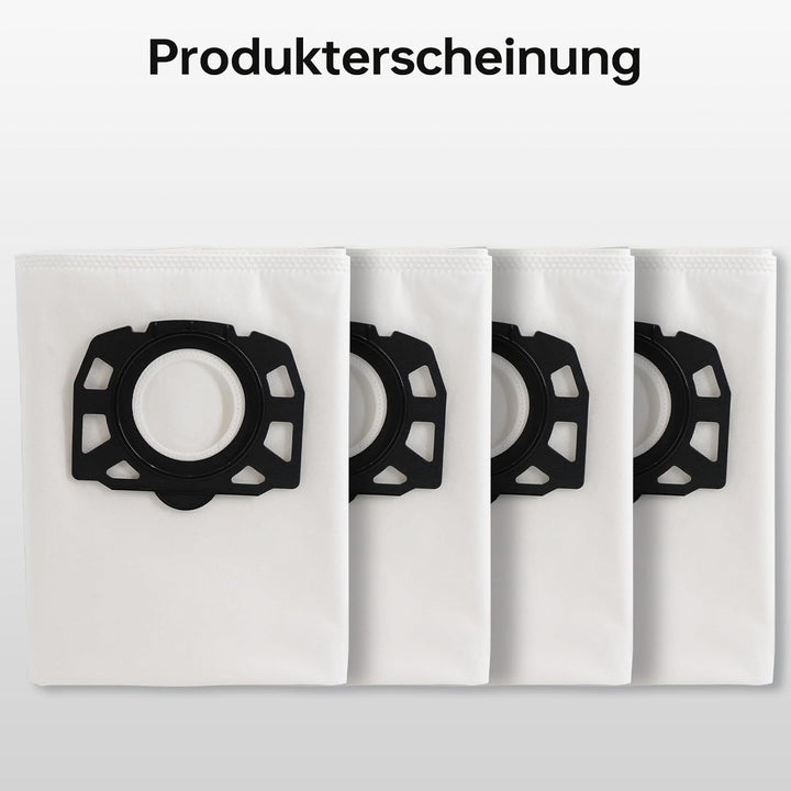 Fishoney 10 Stück KFI 487 Staubsaugerbeutel für Kärcher WD4 WD5 WD6 WD5P WD6P MV4 MV5 MV6 Vliesfilte