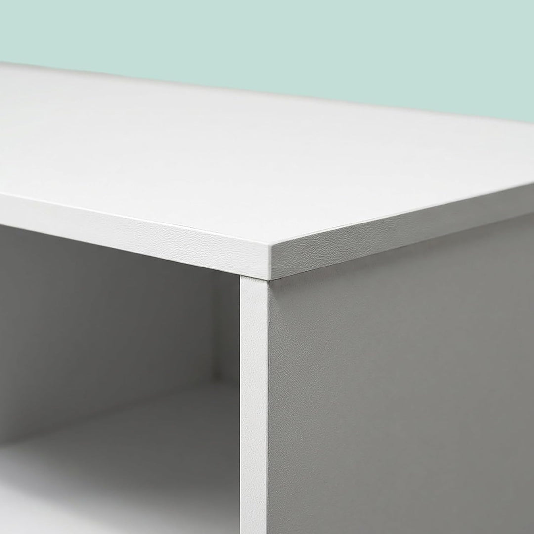 Relaxdays Rollcontainer, 2 Schubladen, 3 Fächer, HxBxT: 65 x 30 x 60 cm, MDF, Büro Unterschrank, Akt