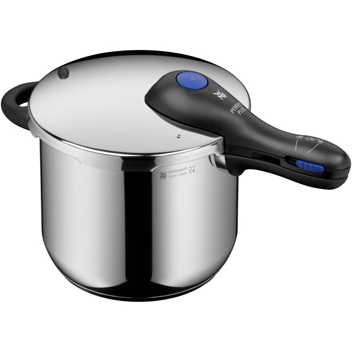 WMF Perfect Plus One Pot Schnellkochtopf Induktion 6,5l, Dampfkochtopf mit Flammschutz, grosses Koch