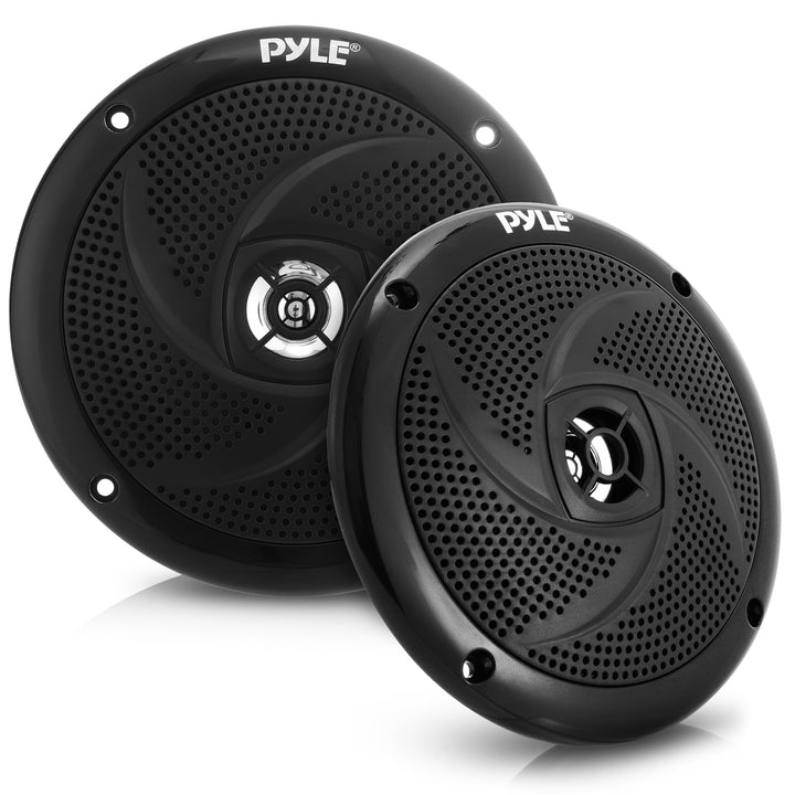 Pyle Marine Speakers - 5.25 Inch Low Profile Slim Style Waterproof Wakeboard Tower and Weather Resis