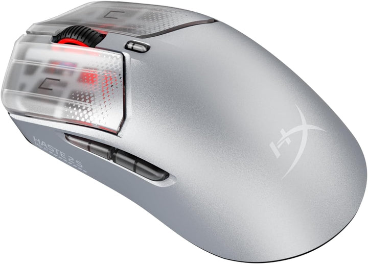 HyperX Pulsefire Haste 2 S Kabellose Gaming-Maus, Magnesiumgehäuse, Ultra-leicht, 64 g, Akku 120 h,