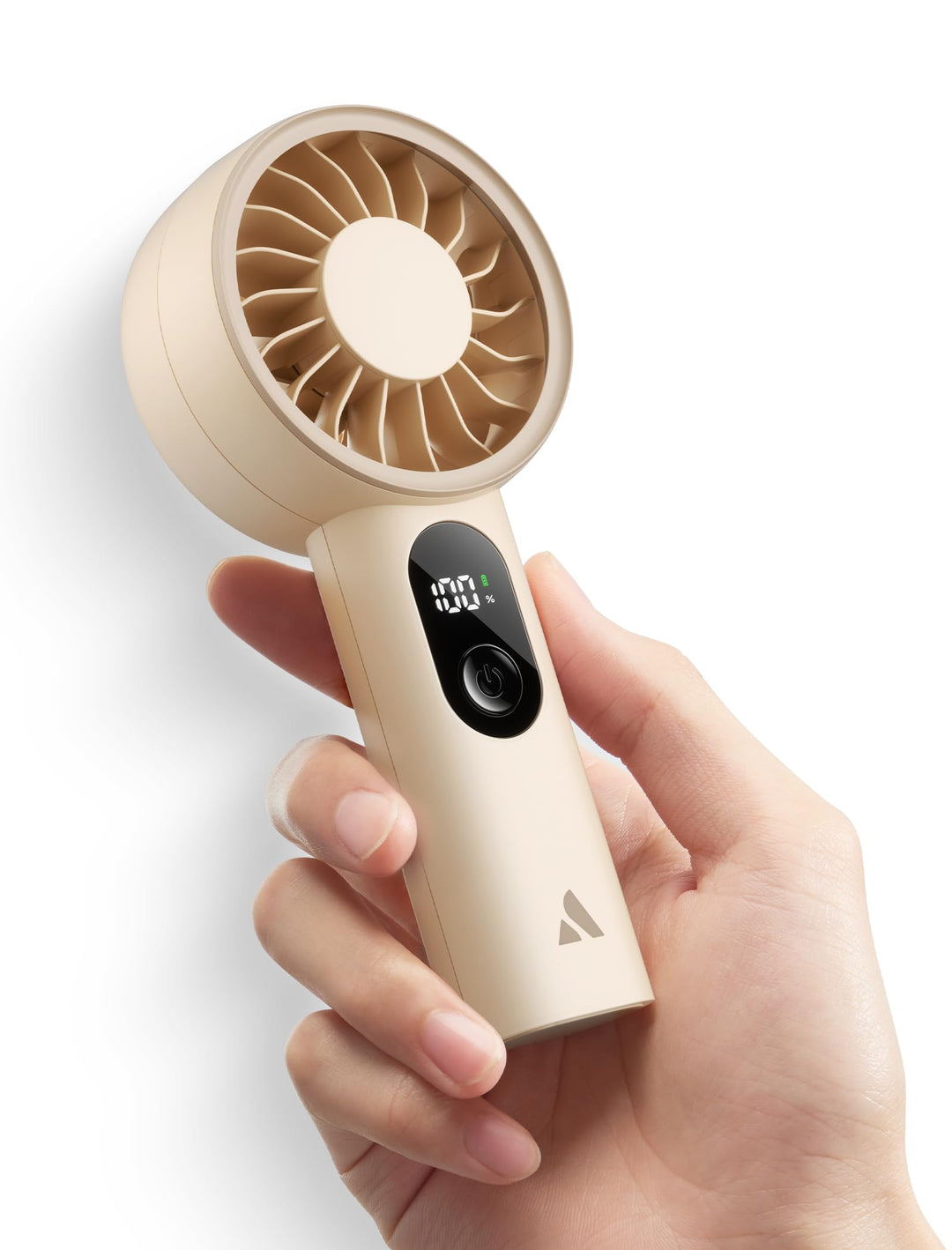 Aecooly Mighty Handventilator, Tragbarer Mini Ventilator, USB-aufladbar [Max. 10 Stunden Kühlzeit],