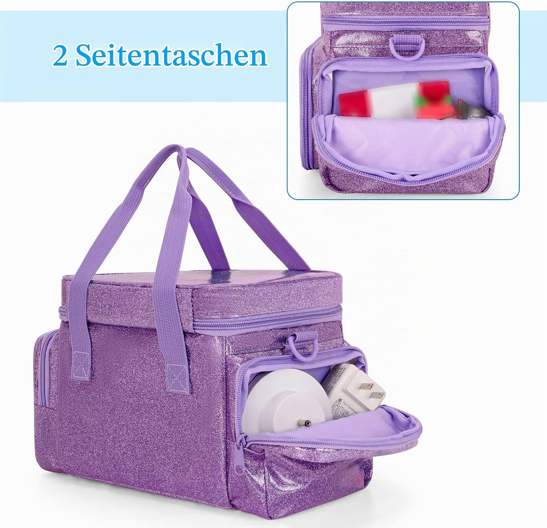 LoDrid Tragetasche kompatibel mit Tonie, Aufbewahrungstasche Organizer für Audio-Player-Set und Zube