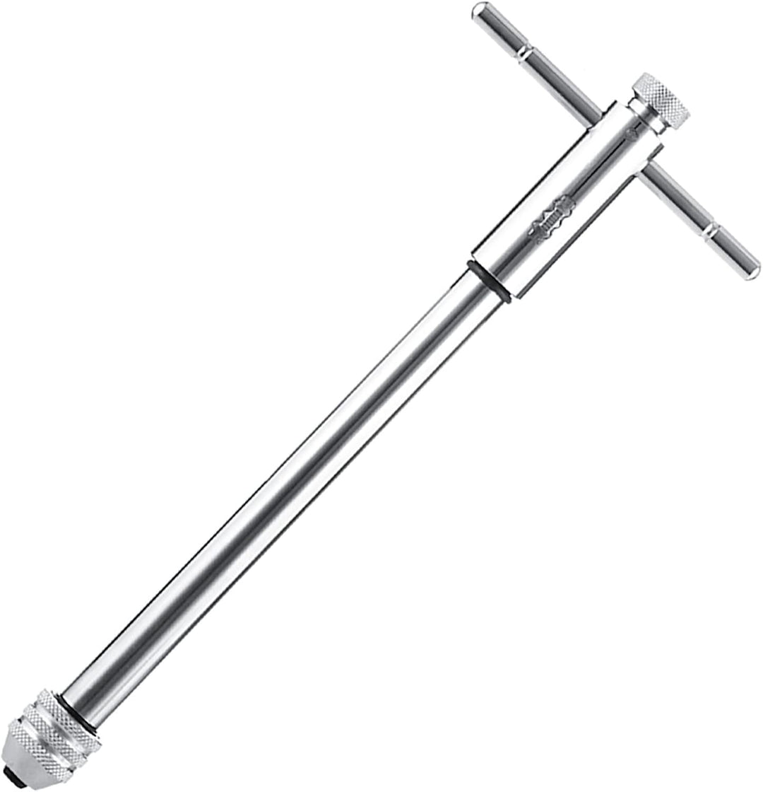 QISF Gewindeschneider Halter | Windeisen | Lang Werkzeughalter mit Gleitgriff für Gewindebohrer | M5