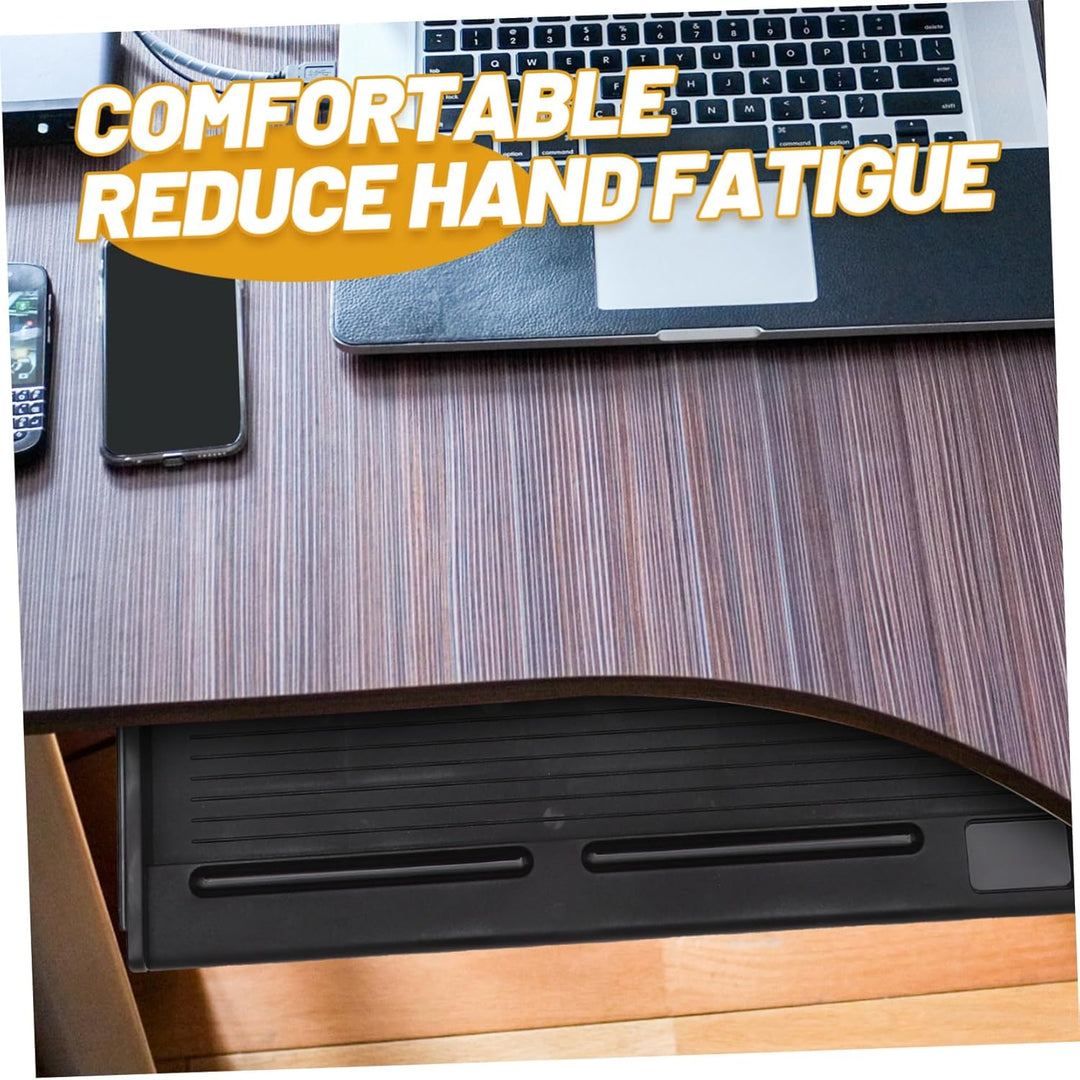 VANZACK Ergonomische Tastaturablage Untertisch aus Robustem Material Ausziehbare Schublade für PC Ta