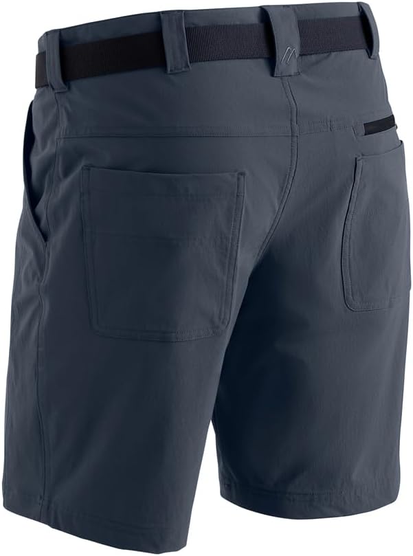 Maier Sports Nil Short M, Kurze Herren Wanderhose, Wasserabweisende Bermuda für Trekking und Hiking,