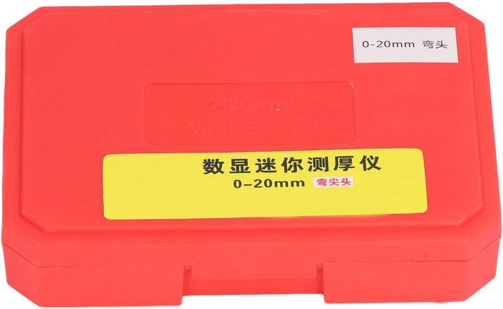 LiebeWH Dickenmesser 0-20 mm Bereich LCD-Digitalanzeige Kleine Mikrometerschraube mit Gebogener Spit