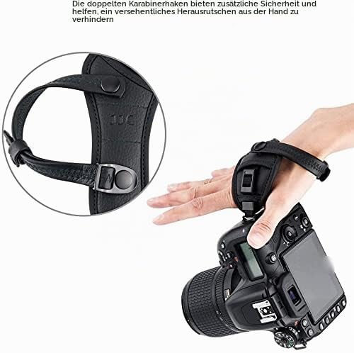 JJC Handschlaufe für DSLR Kameras Canon Nikon(mit Arca Swiss Type Platte) für DSLR Kameras