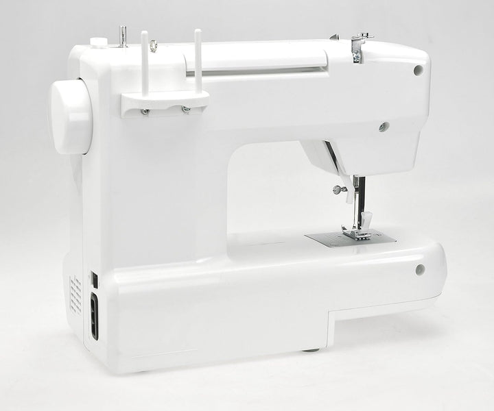 Carina Junior - Mechanische Nähmaschine für Näh-Einsteiger & Anfänger mit Griff, 6 Stichprogrammen,